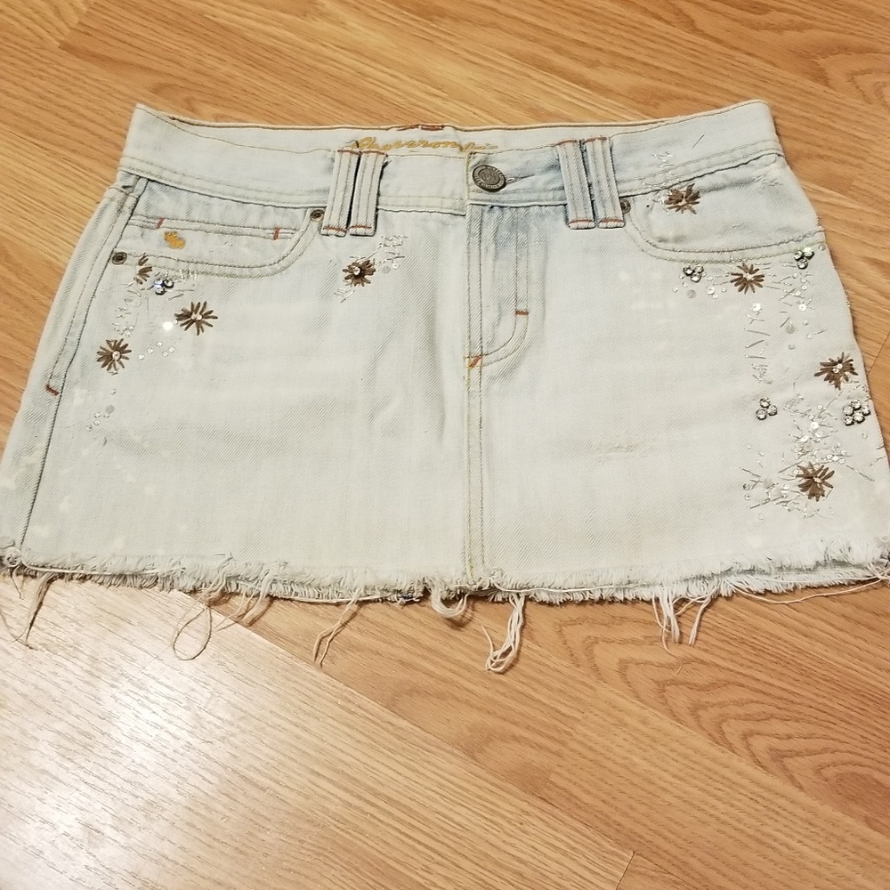 Abercrombie mini jean skirt* bundle item only *